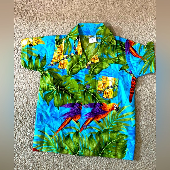 Rima Other - Rima Sxm toddler boys Hawaiian shirt NWOT bright, and beautiful button up